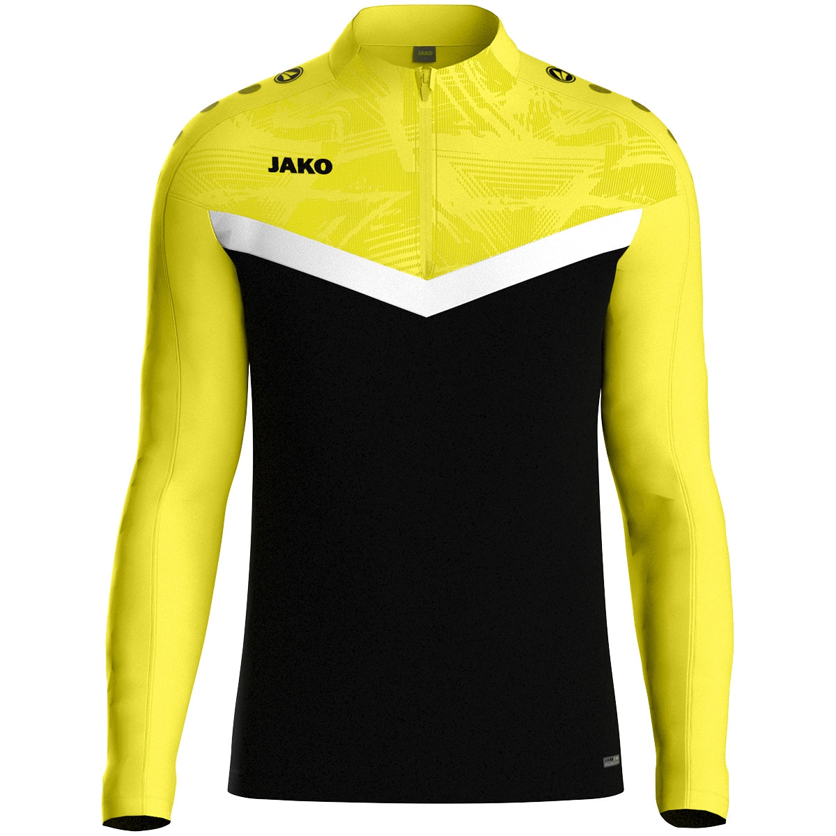 JAKO Ziptop Iconic 8624 schwarz/soft yellow