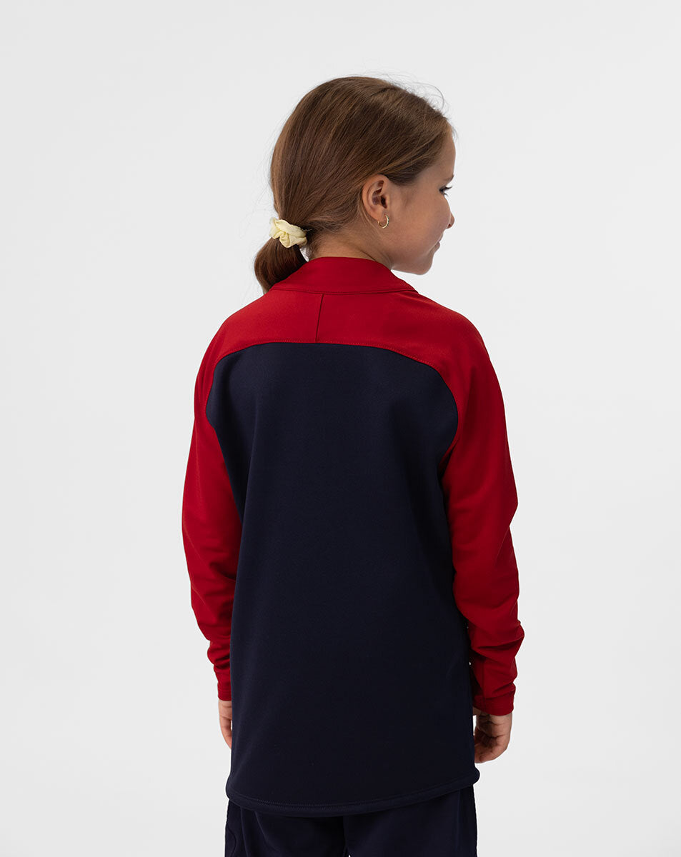 JAKO Ziptop Iconic 8624 marine/chili rot