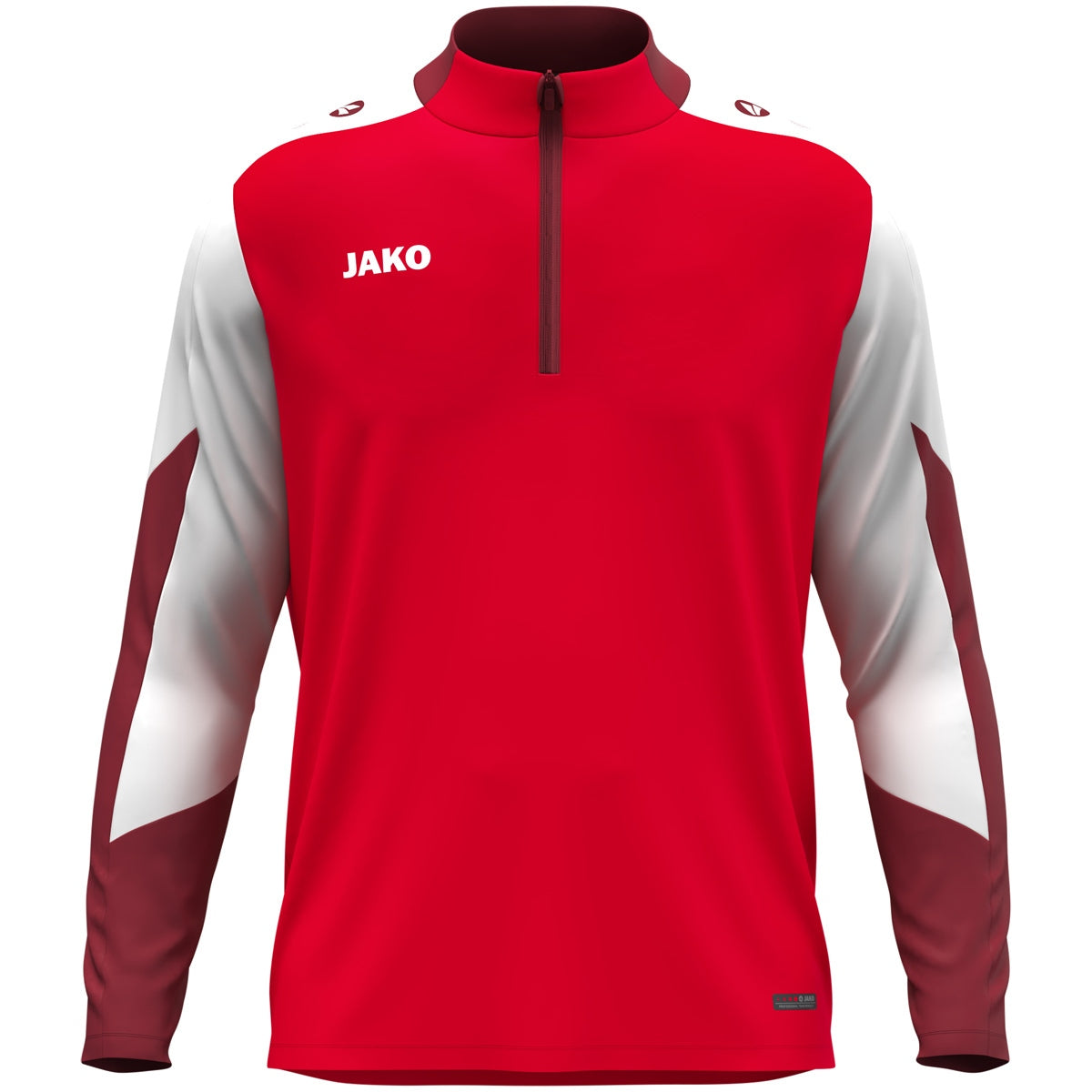 JAKO Ziptop Dynamic rot/weiß/dunkelrot