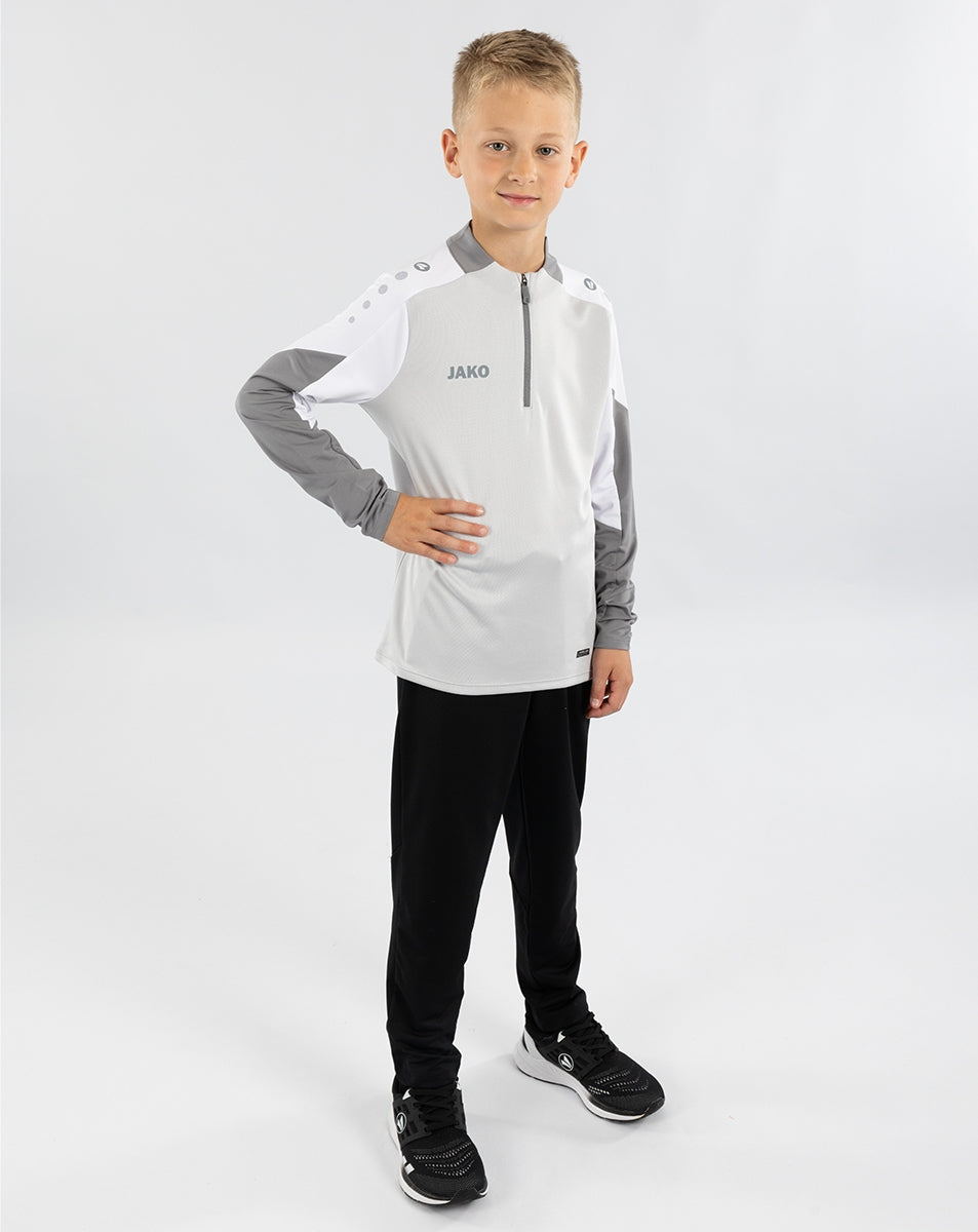 JAKO Ziptop Dynamic hellgrau/weiß/grau