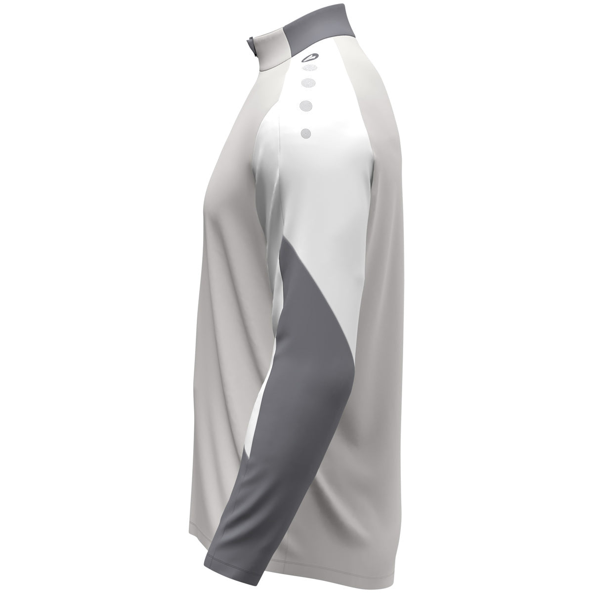 JAKO Ziptop Dynamic hellgrau/weiß/grau
