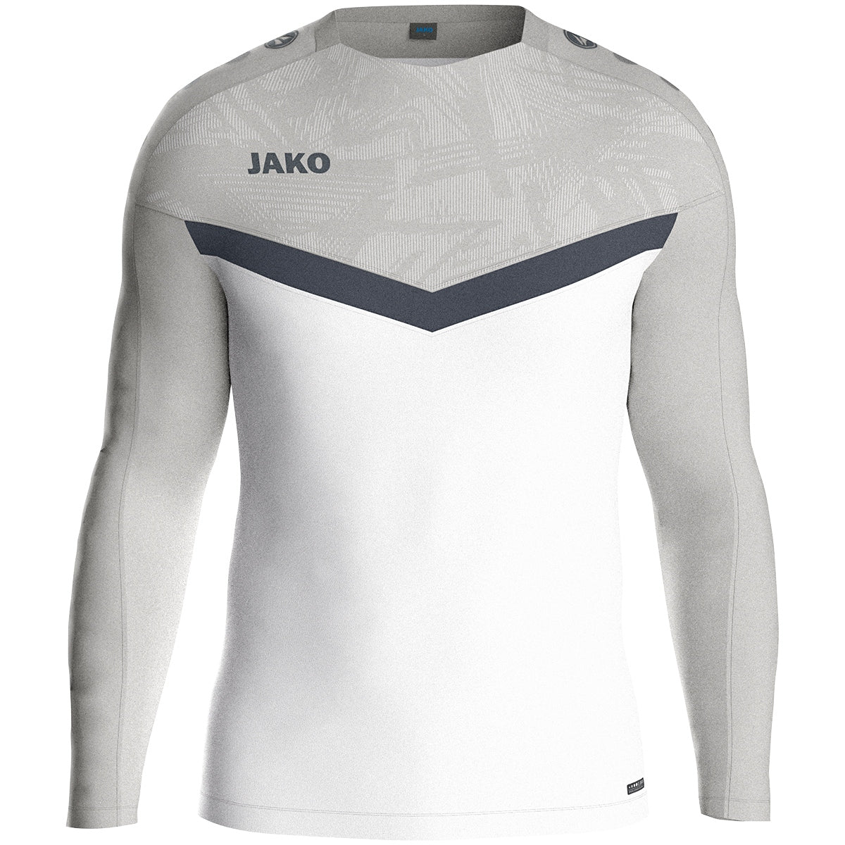 JAKO Sweat Iconic 8824 weiß/soft grey/anthra light
