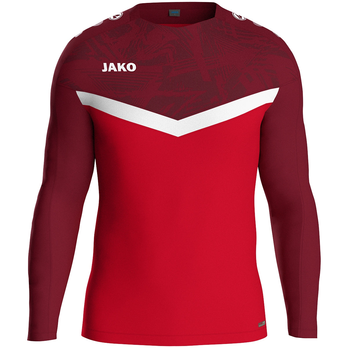 JAKO Sweat Iconic 8824 rot/weinrot