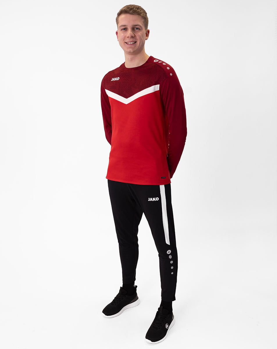 JAKO Sweat Iconic 8824 rot/weinrot