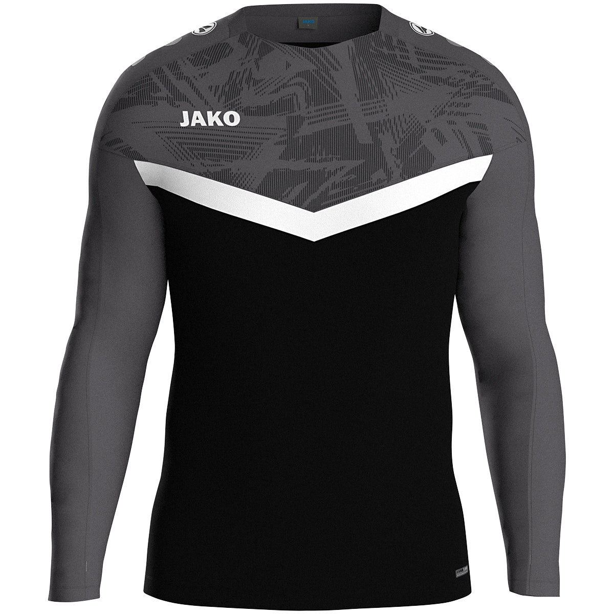 JAKO Sweat Iconic 8824 schwarz/anthrazit