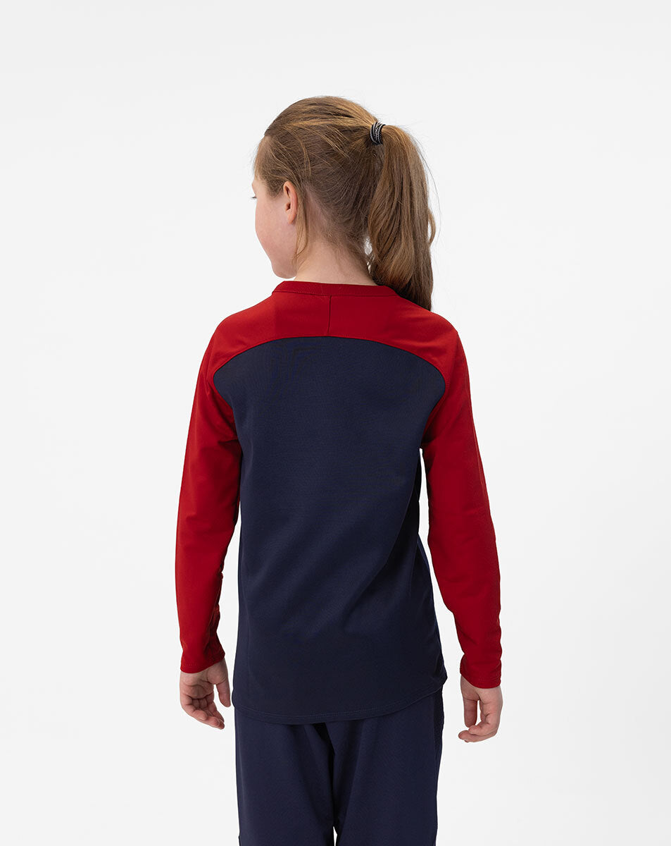 JAKO Sweat Iconic 8824 marine/chili rot