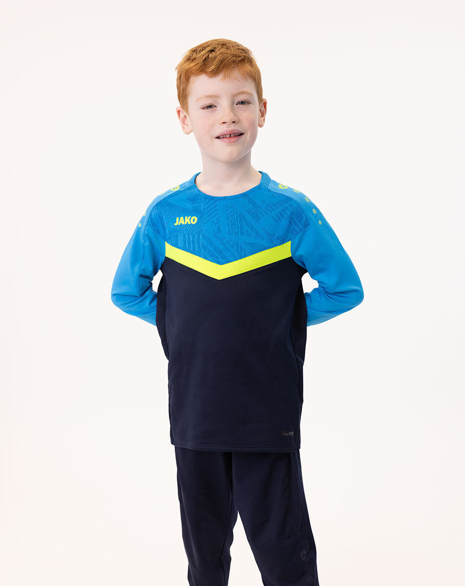 JAKO Sweat Iconic 8824 marine/JAKO blau/neongelb