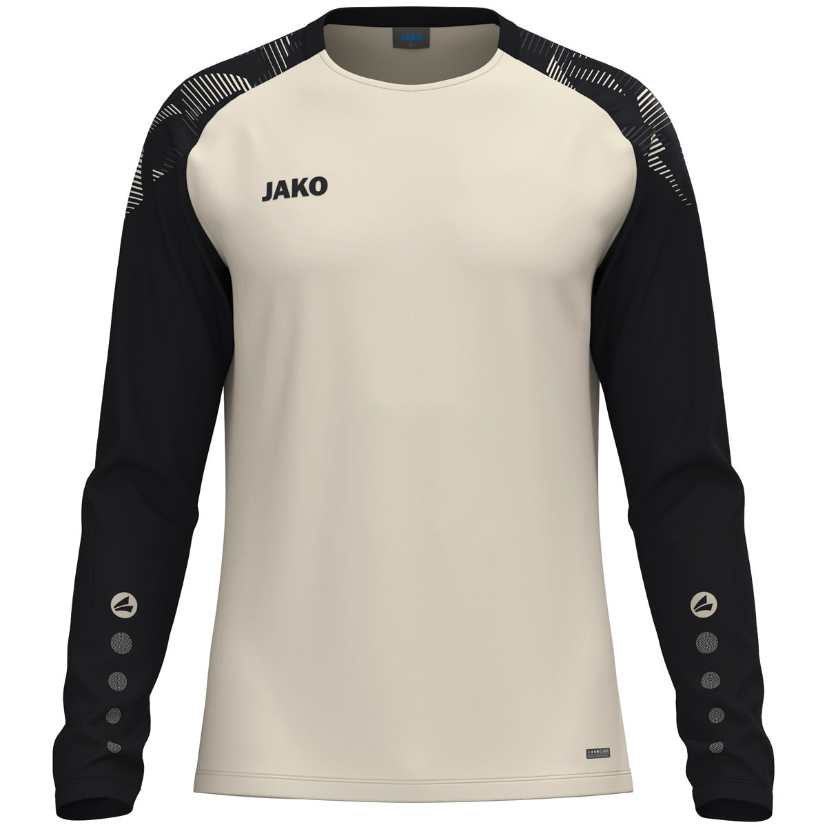 JAKO Longsleeve Sonic off white/schwarz