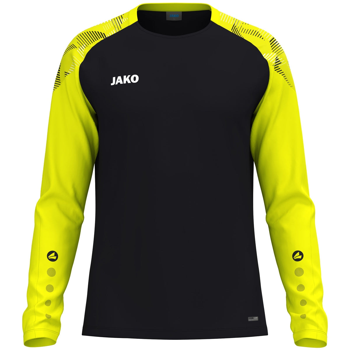 JAKO Longsleeve Sonic schwarz/neongelb