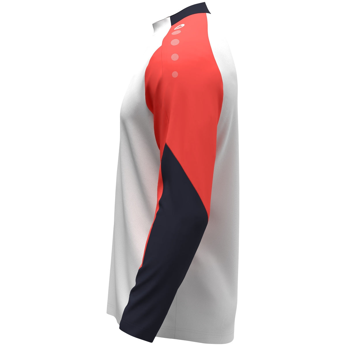 JAKO Longsleeve Dynamic weiß/coral/marine