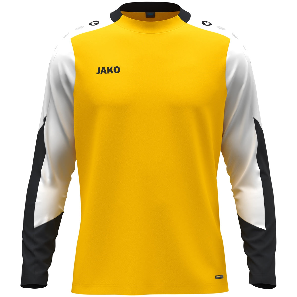 JAKO Longsleeve Dynamic gelb/weiß/schwarz