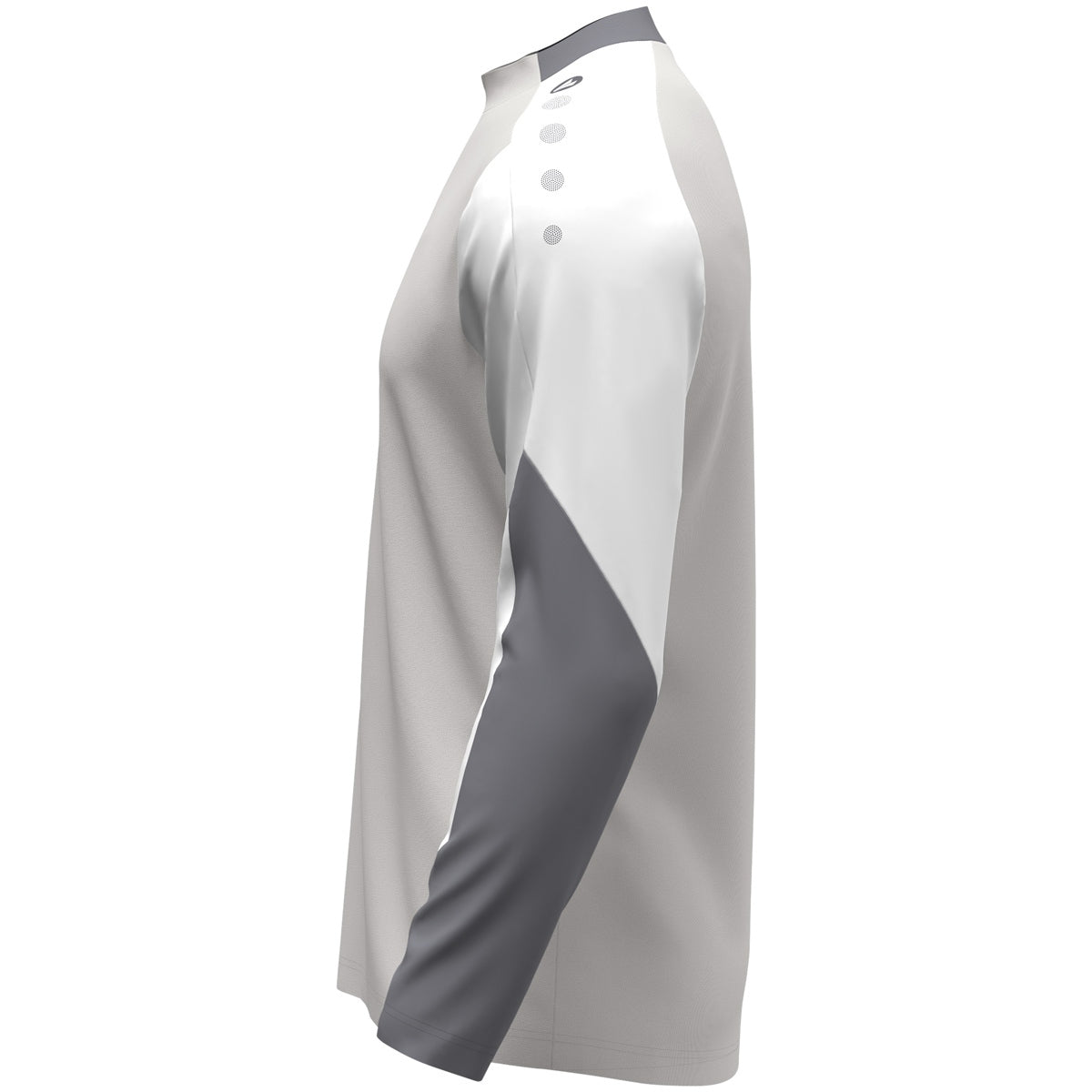 JAKO Longsleeve Dynamic hellgrau/weiß/grau