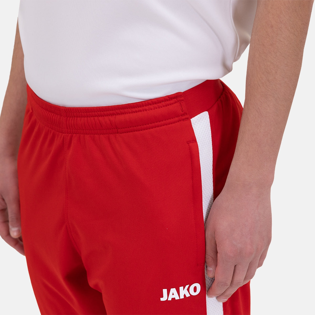 JAKO Polyesterhose Power rot/weiß