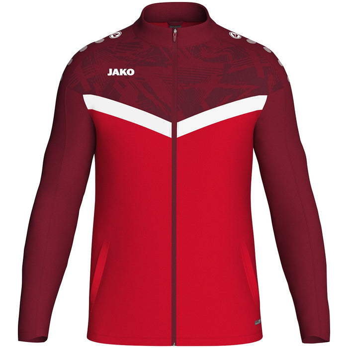 Jako Polyesterjacke Iconic rot/weinrot TVE Handball