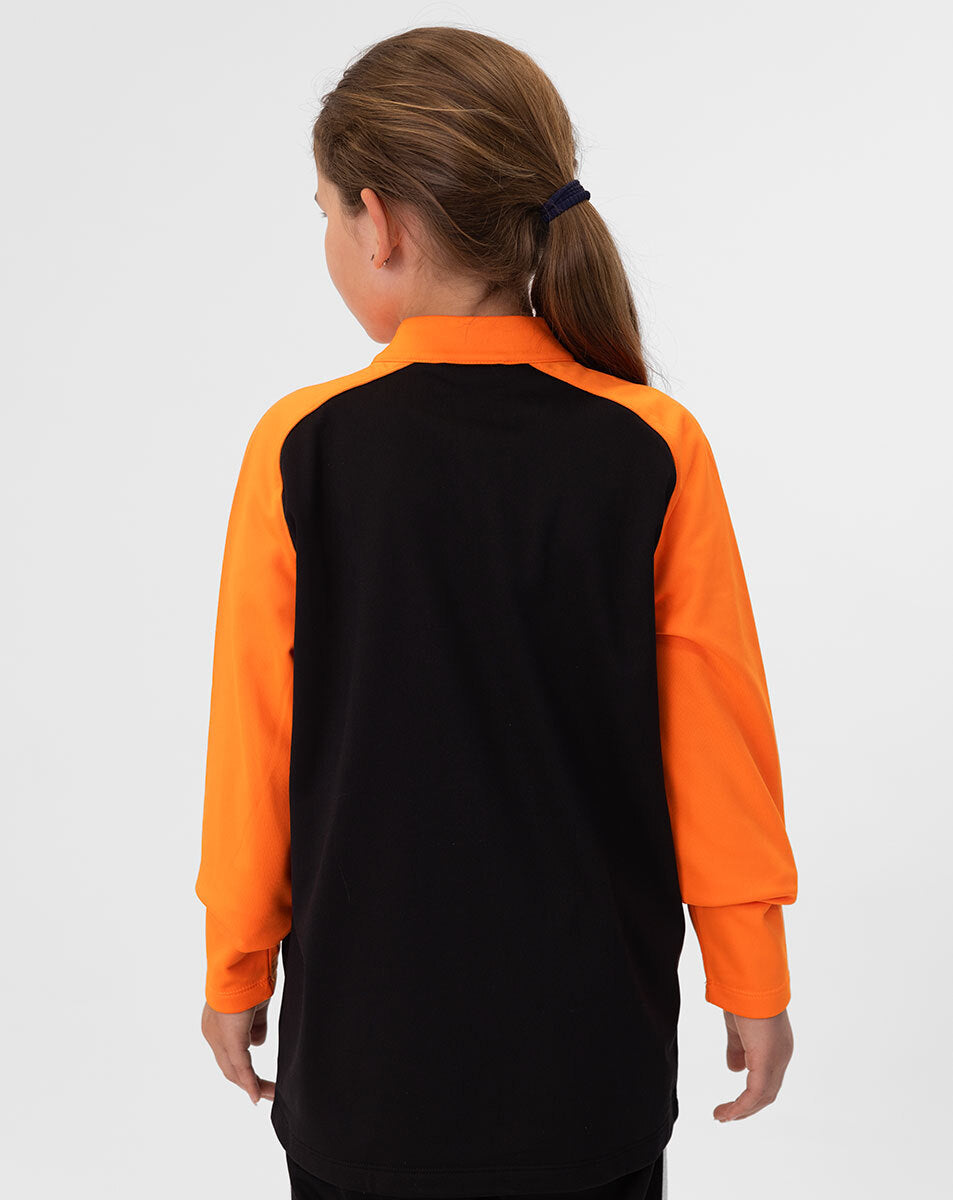 JAKO Polyesterjacke Iconic 9324 schwarz/neonorange