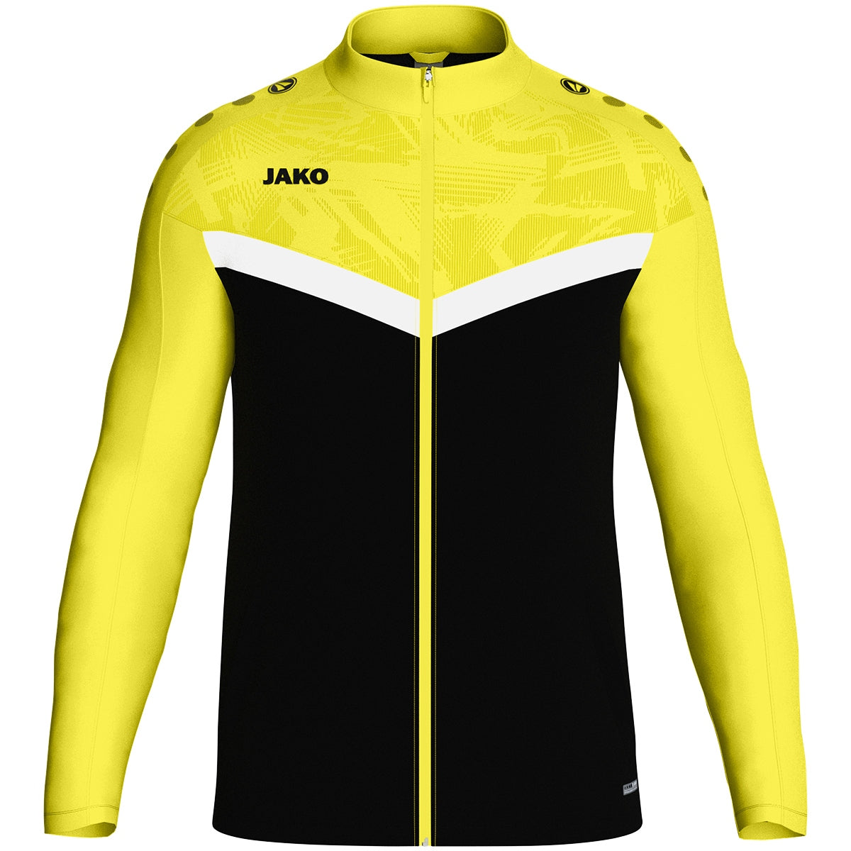 JAKO Polyesterjacke Iconic 9324 schwarz/soft yellow