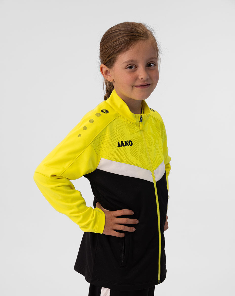 JAKO Polyesterjacke Iconic 9324 schwarz/soft yellow