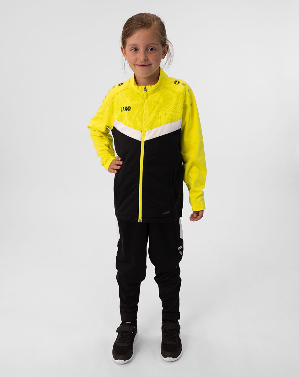 JAKO Polyesterjacke Iconic 9324 schwarz/soft yellow
