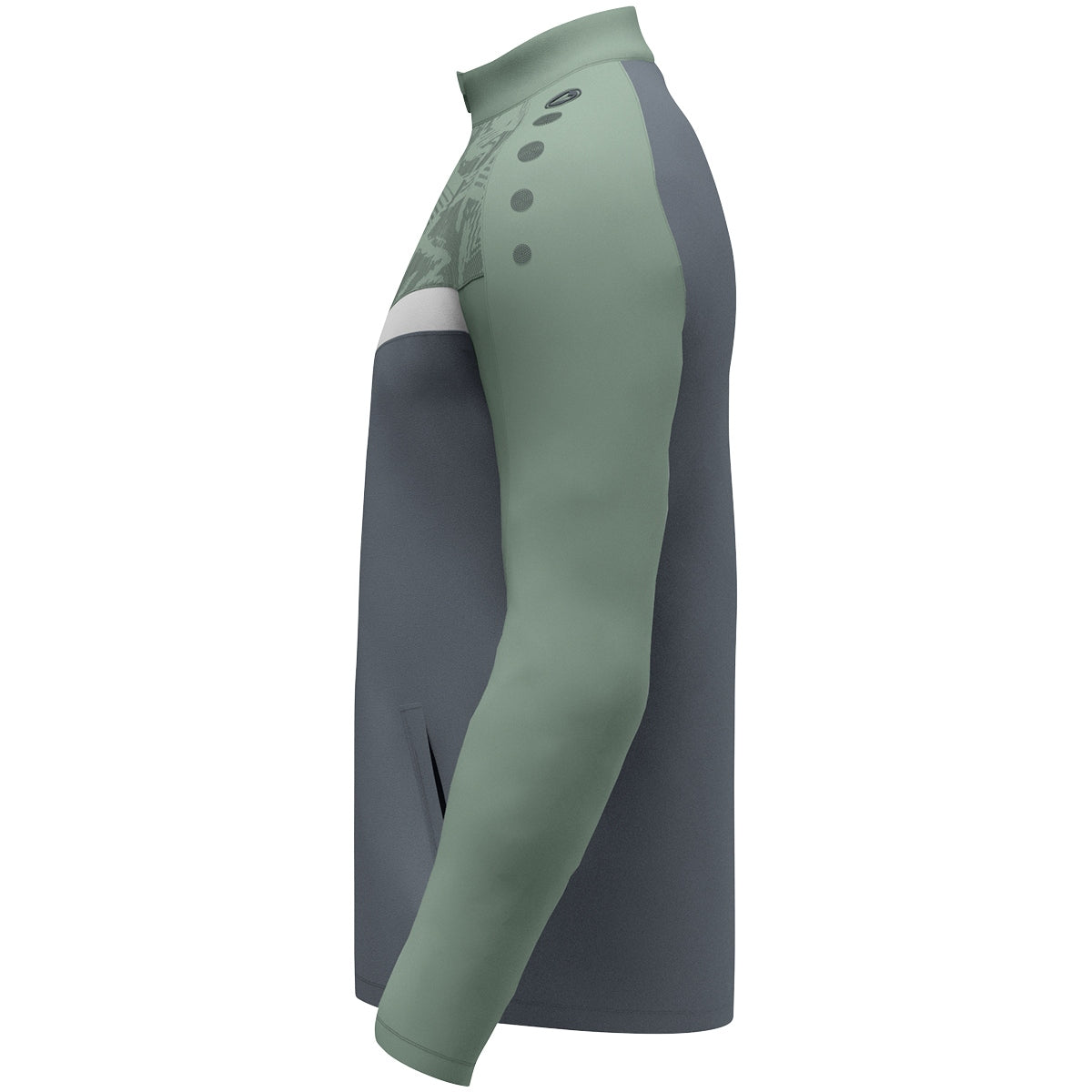 JAKO Polyesterjacke Iconic 9324 anthra light/mintgrün/soft grey