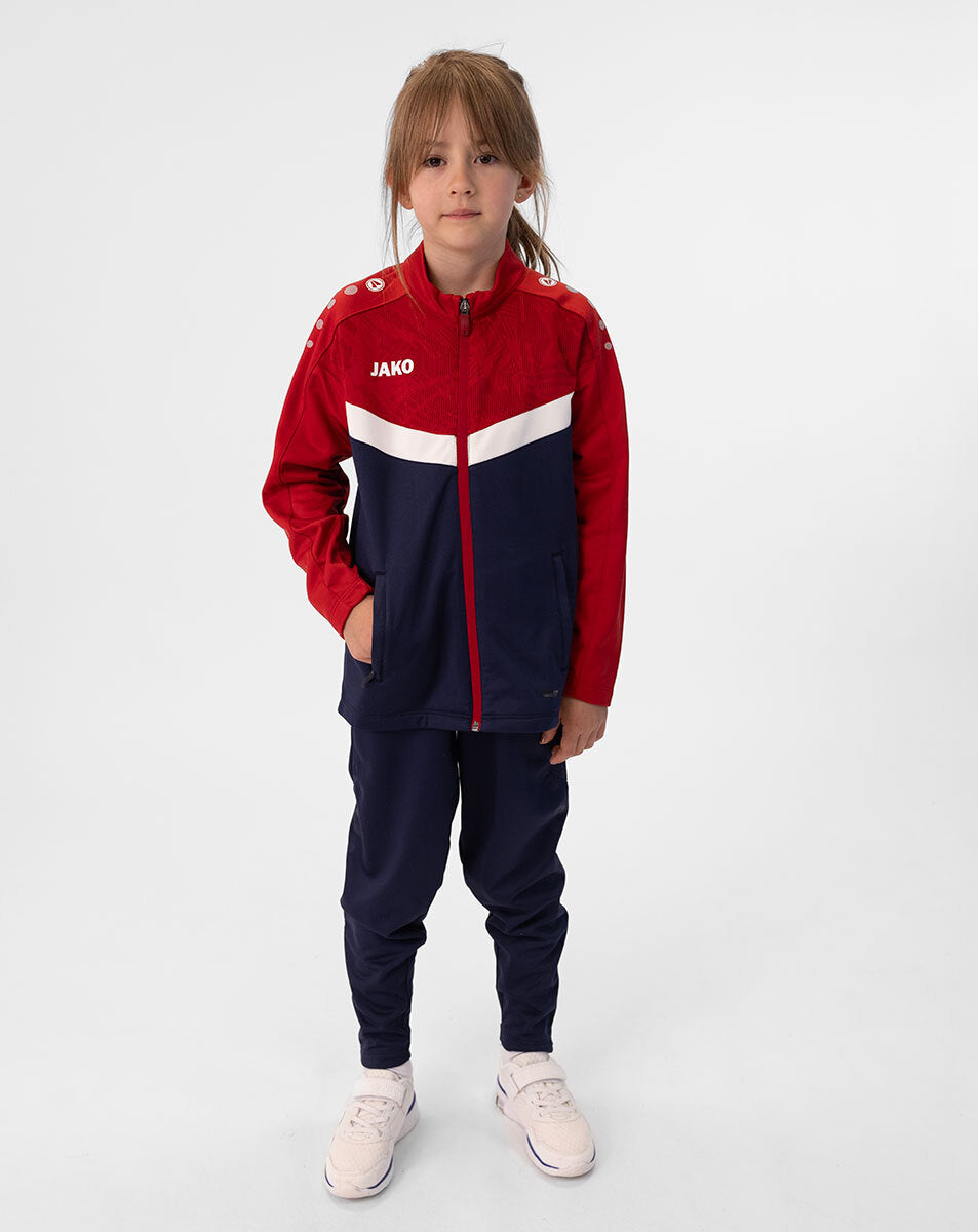 JAKO Polyesterjacke Iconic 9324 marine/chili rot