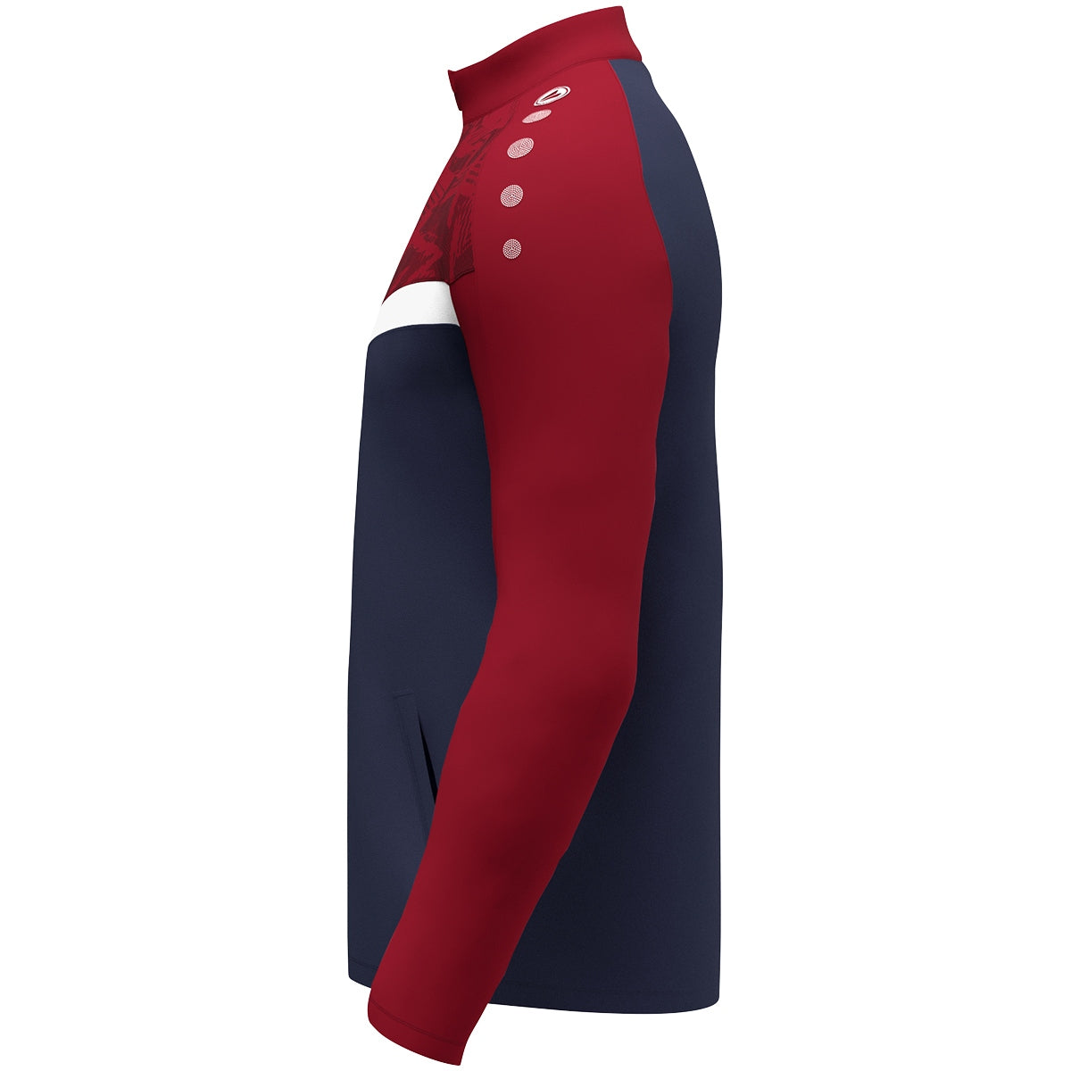 JAKO Polyesterjacke Iconic 9324 marine/chili rot