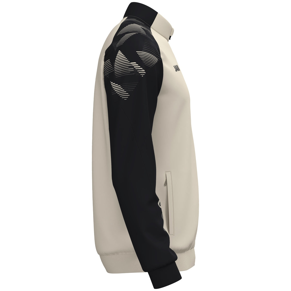 JAKO Polyesterjacke Sonic off white/schwarz