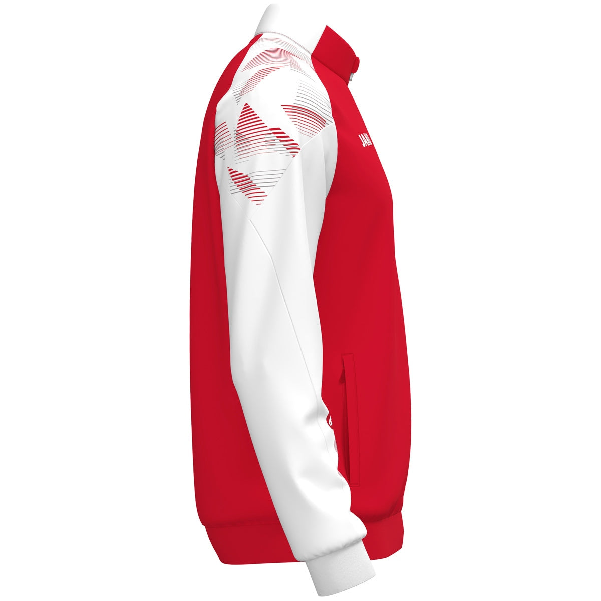 JAKO Polyesterjacke Sonic rot/weiß