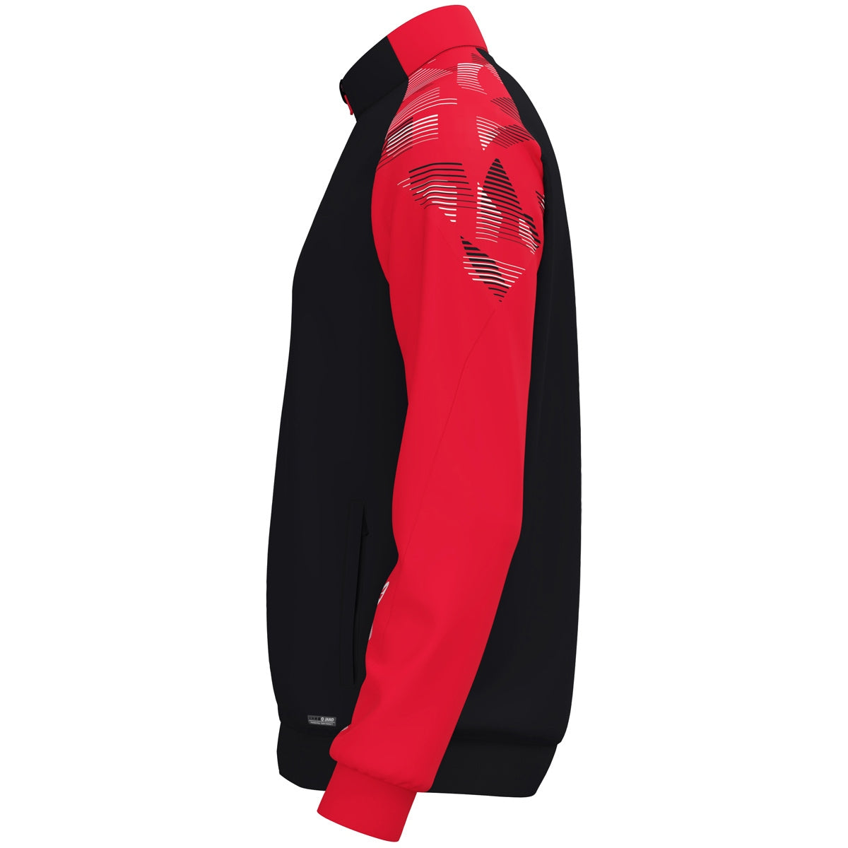 JAKO Polyesterjacke Sonic schwarz/rot