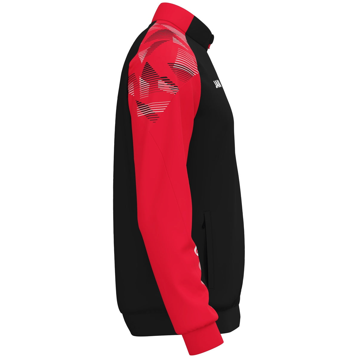 JAKO Polyesterjacke Sonic schwarz/rot