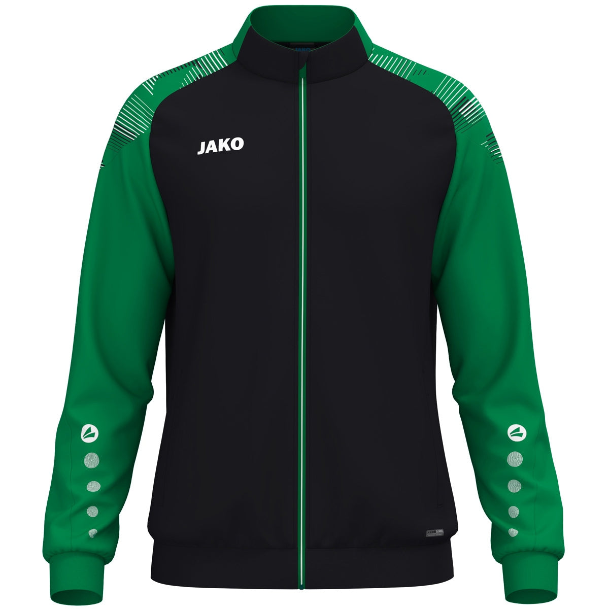 JAKO Polyesterjacke Sonic schwarz/grün
