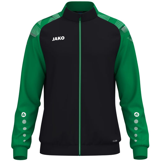Jako Polyesterjacke Sonic schwarz/grün Narrenzunft Dettingen