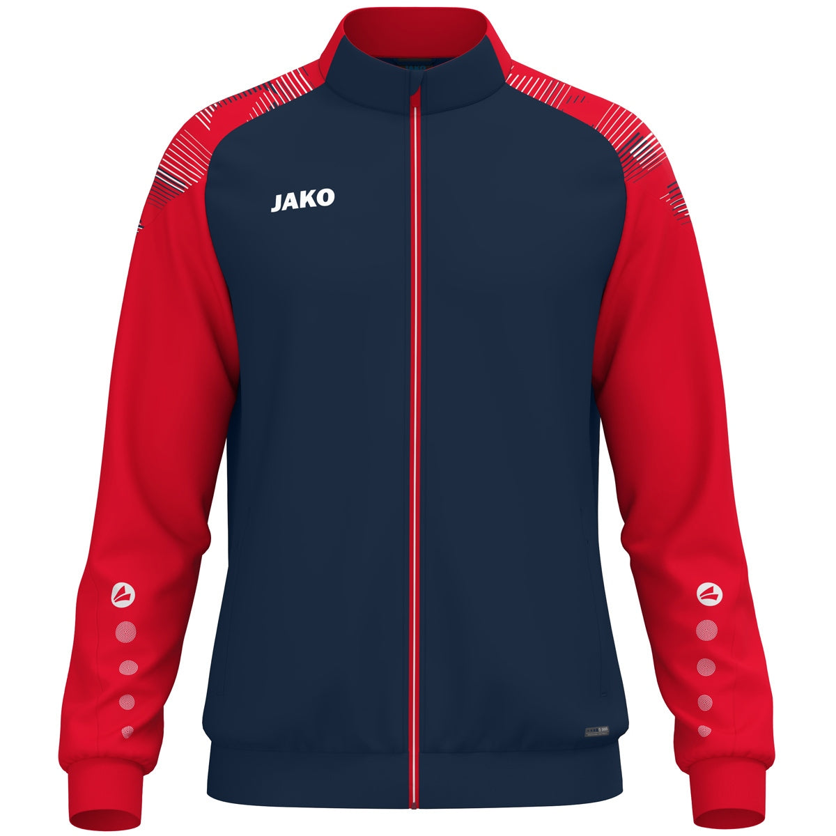 JAKO Polyesterjacke Sonic marine/rot