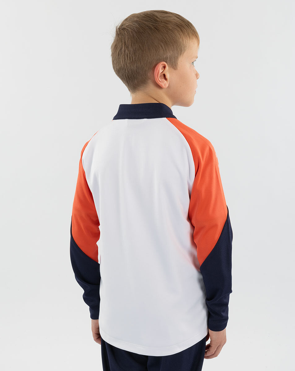 JAKO Polyesterjacke Dynamic weiß/coral/marine