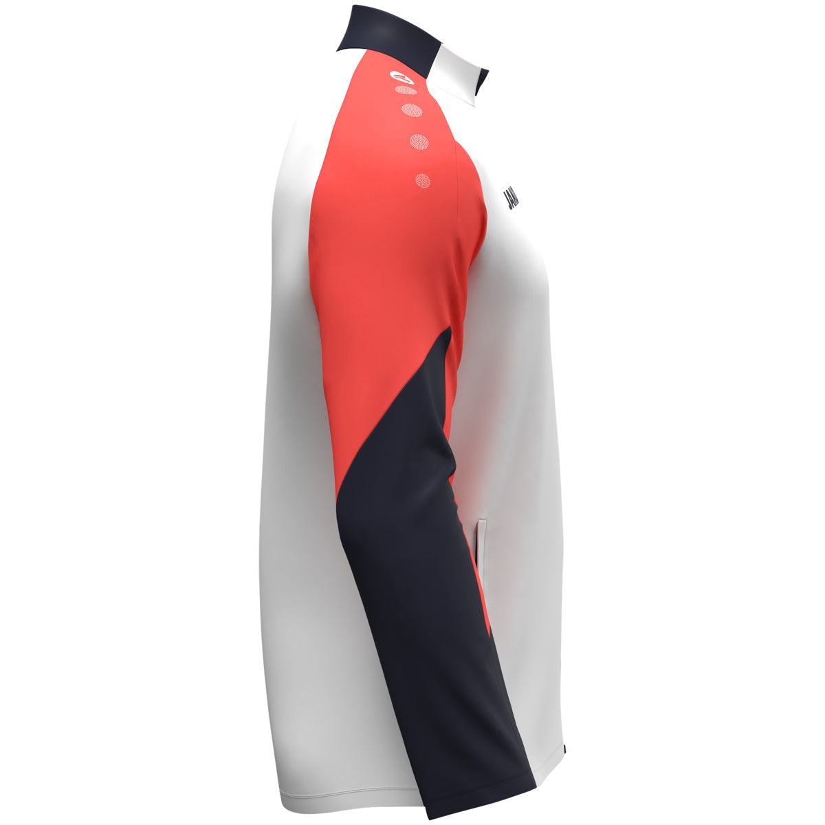JAKO Polyesterjacke Dynamic weiß/coral/marine