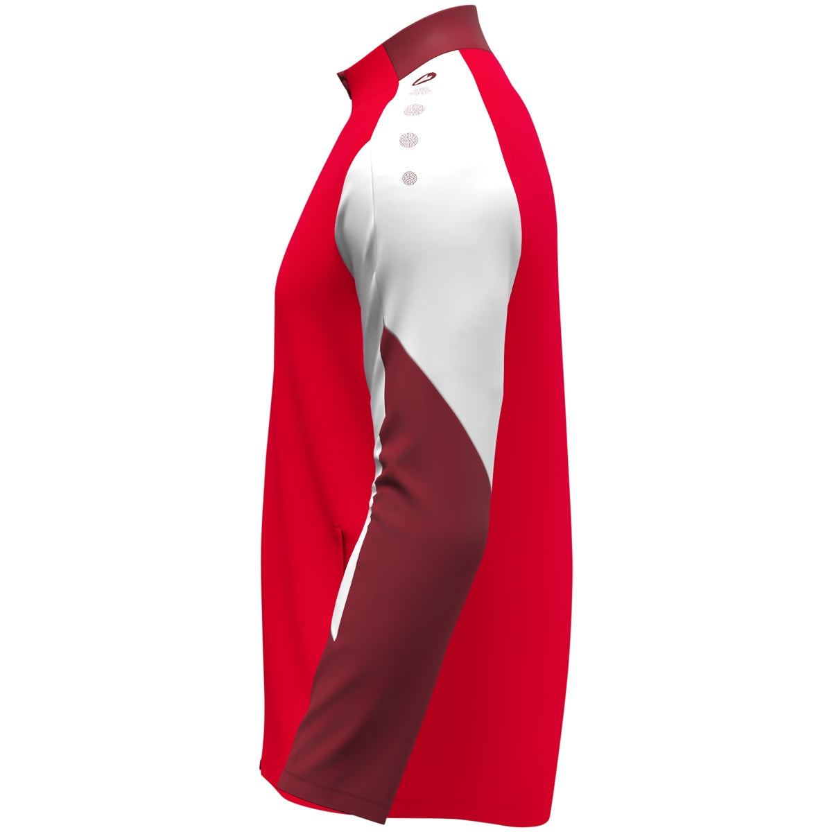 JAKO Polyesterjacke Dynamic rot/weiß/dunkelrot