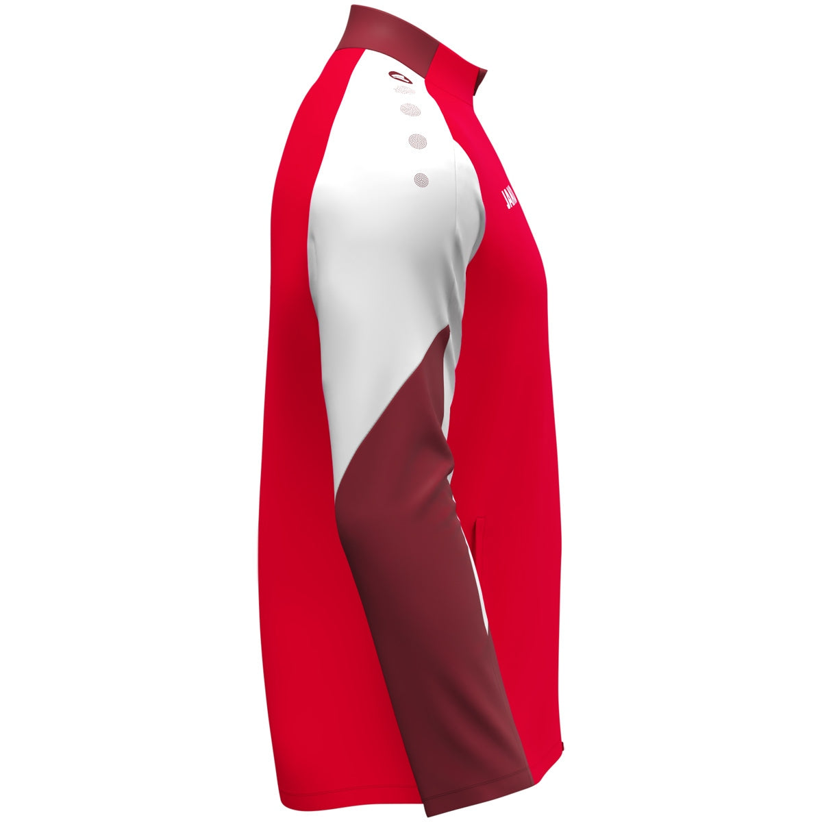 JAKO Polyesterjacke Dynamic rot/weiß/dunkelrot