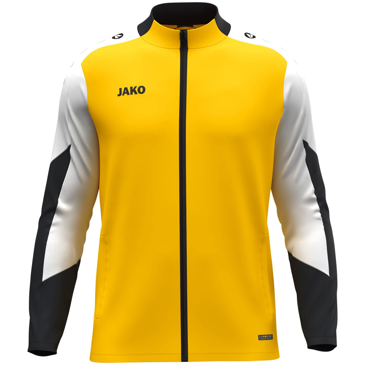 JAKO Polyesterjacke Dynamic gelb/weiß/schwarz