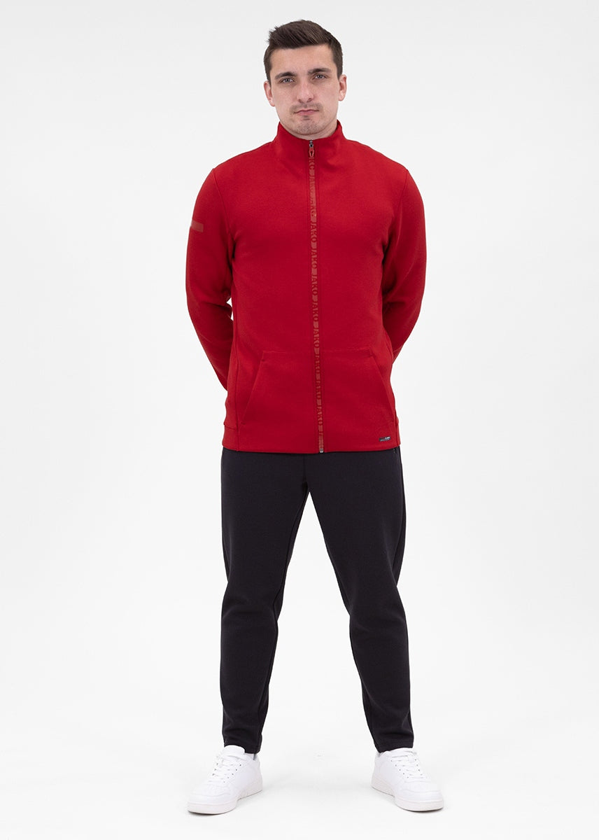 JAKO Jacke Pro Casual chili rot