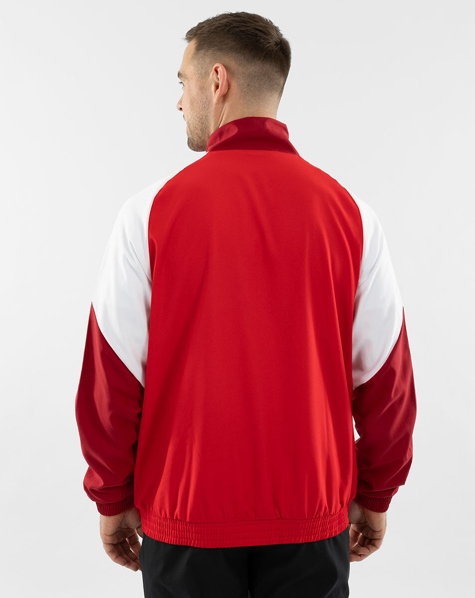 JAKO Webjacke Dynamic rot/weiß/dunkelrot