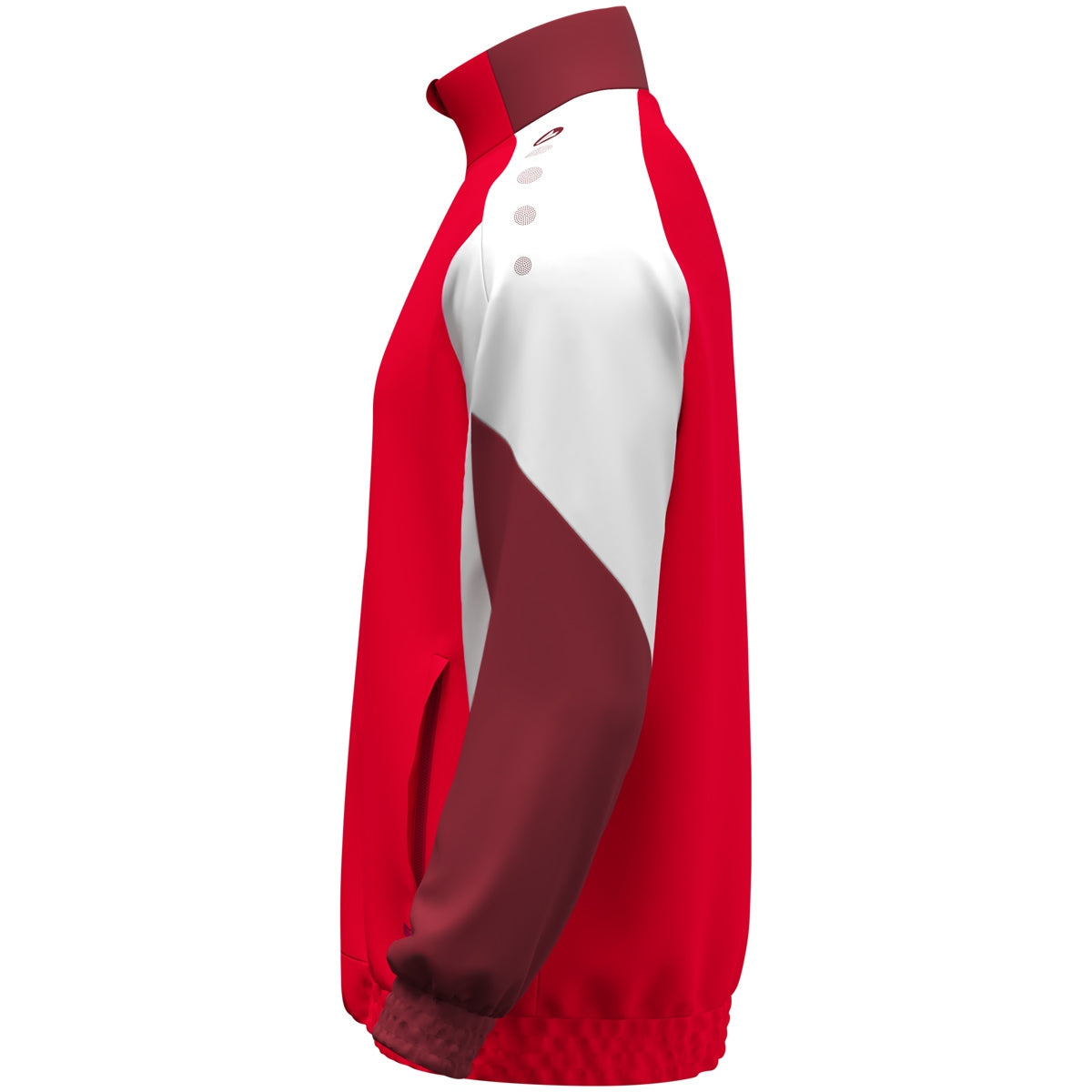JAKO Webjacke Dynamic rot/weiß/dunkelrot