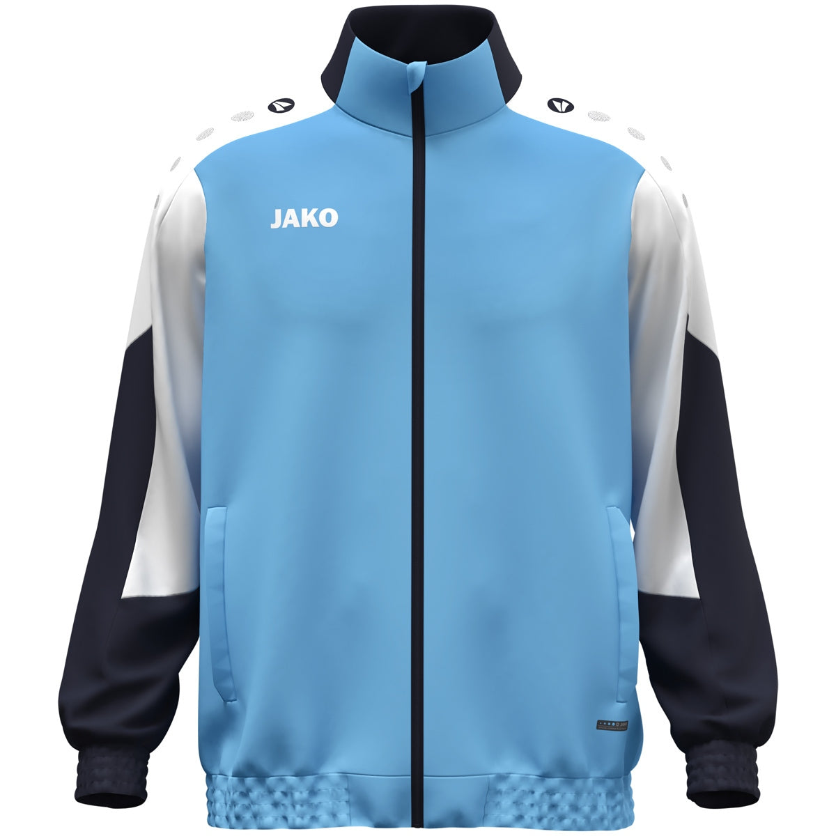 JAKO Webjacke Dynamic skyblue/weiß/marine