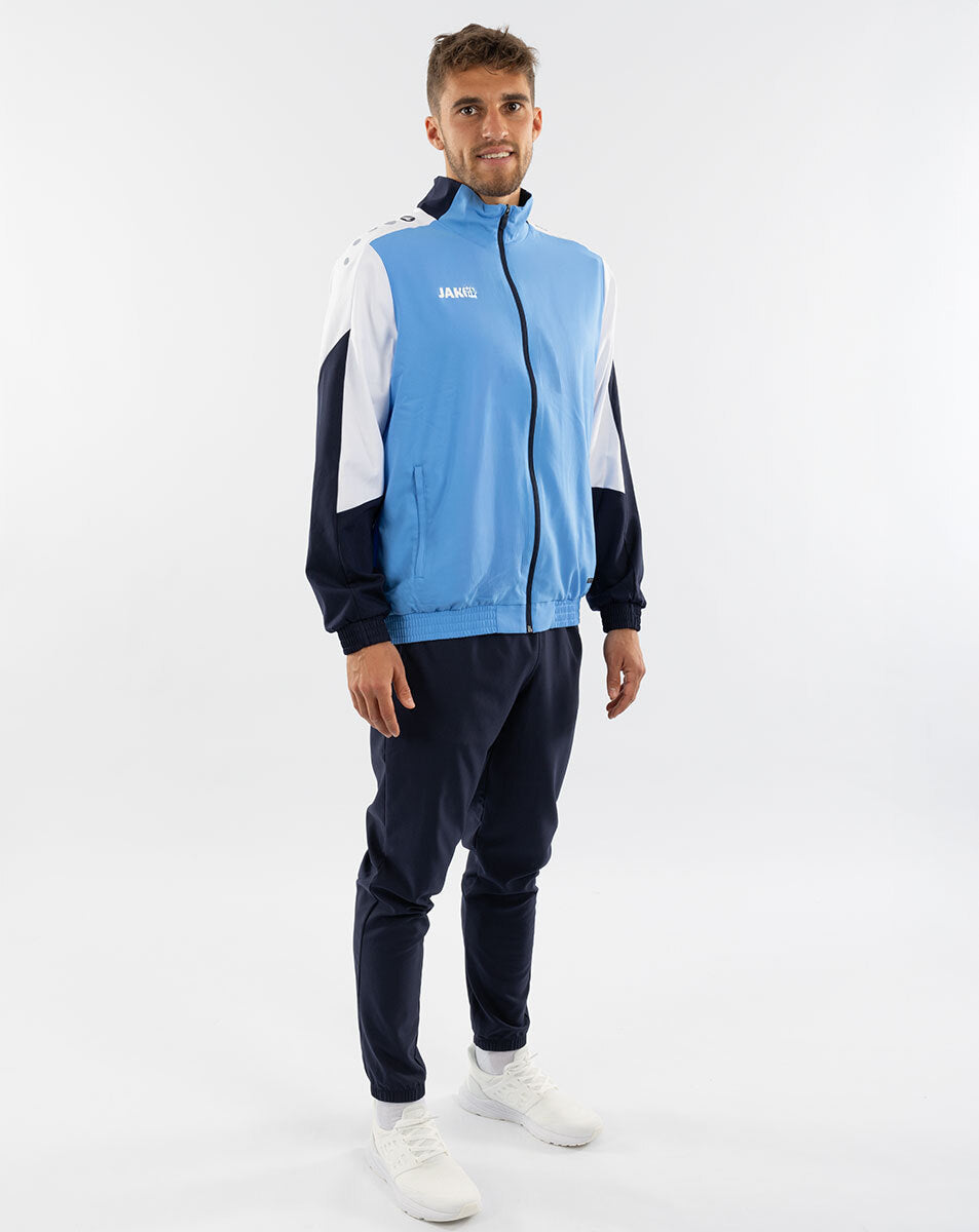 JAKO Webjacke Dynamic skyblue/weiß/marine