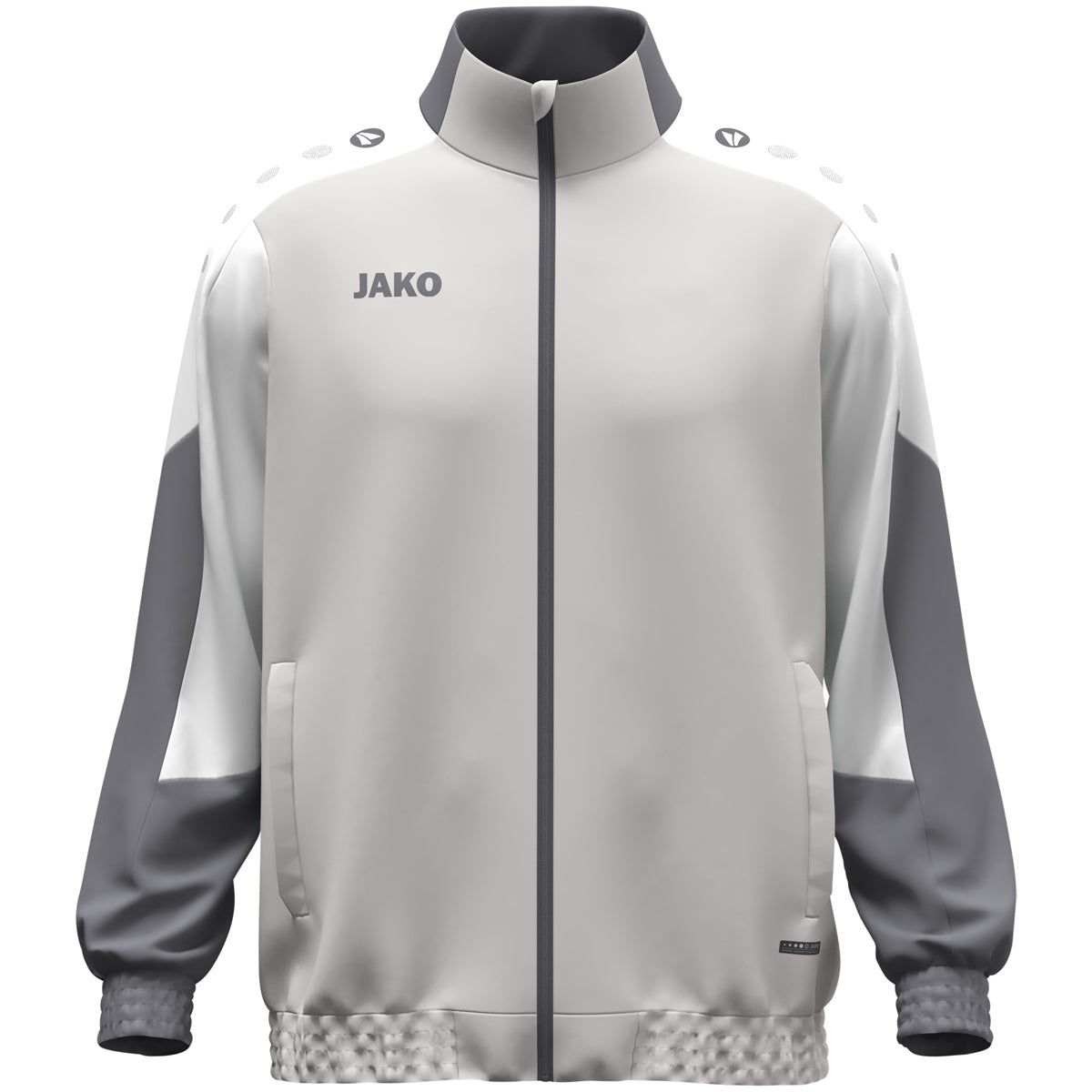 JAKO Webjacke Dynamic hellgrau/weiß/grau