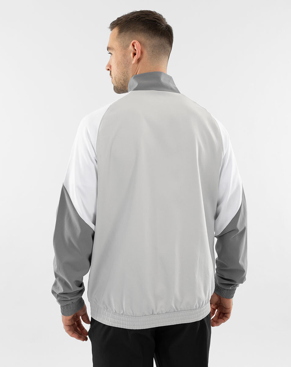 JAKO Webjacke Dynamic hellgrau/weiß/grau