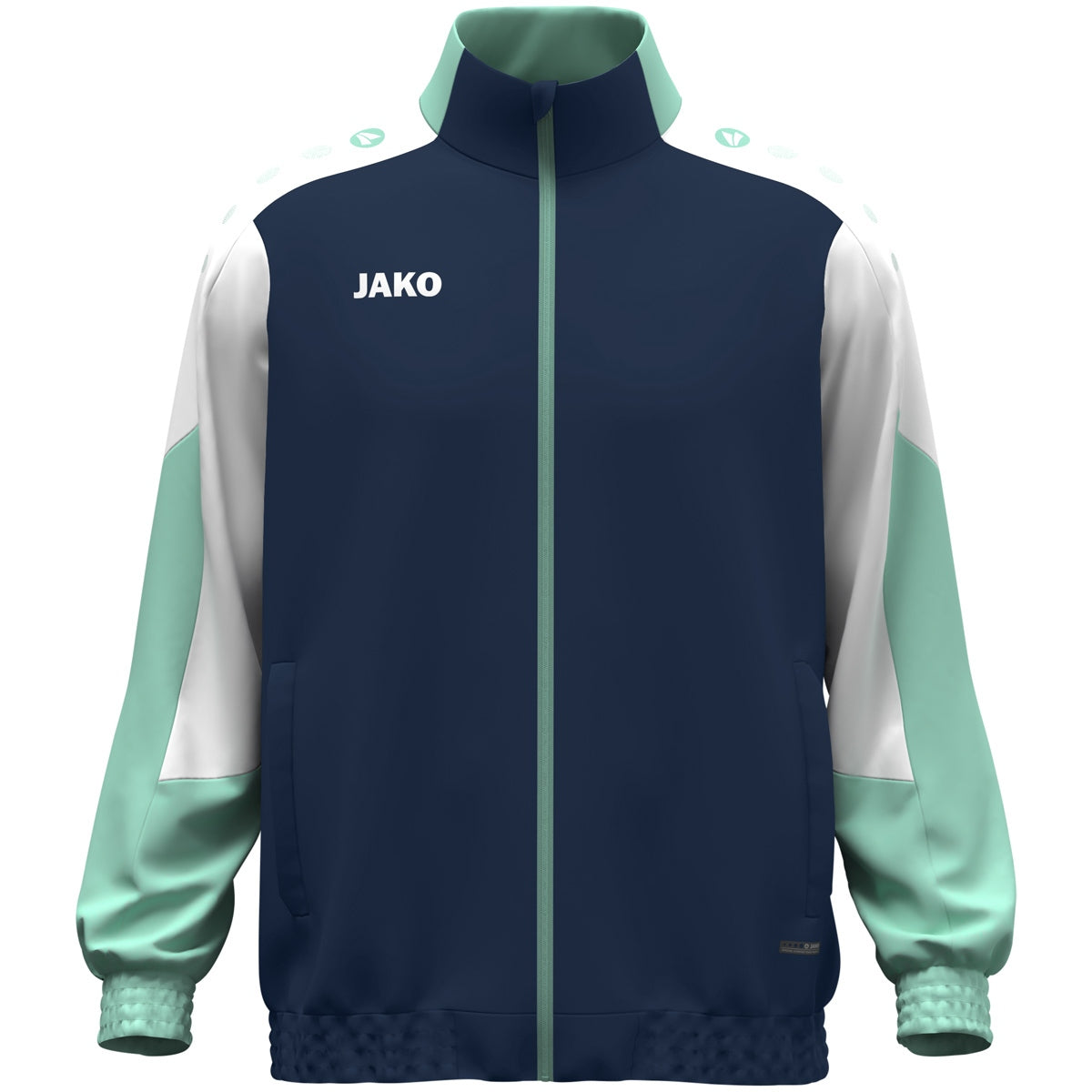 JAKO Webjacke Dynamic marine/weiß/minze