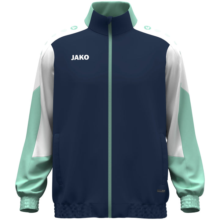 JAKO Webjacke Dynamic marine/weiß/minze