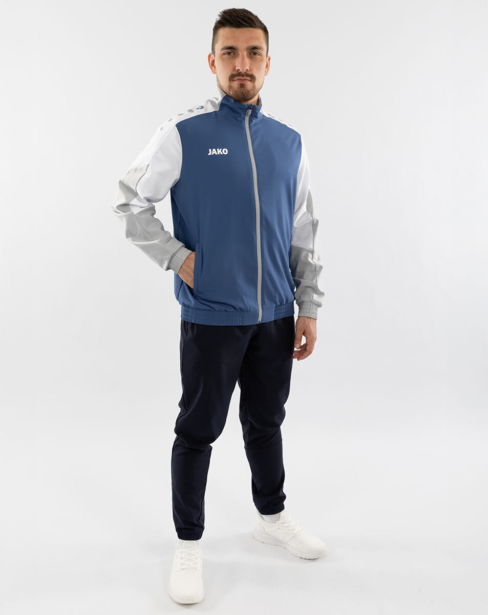 JAKO Webjacke Dynamic nachtblau/weiß/hellgrau