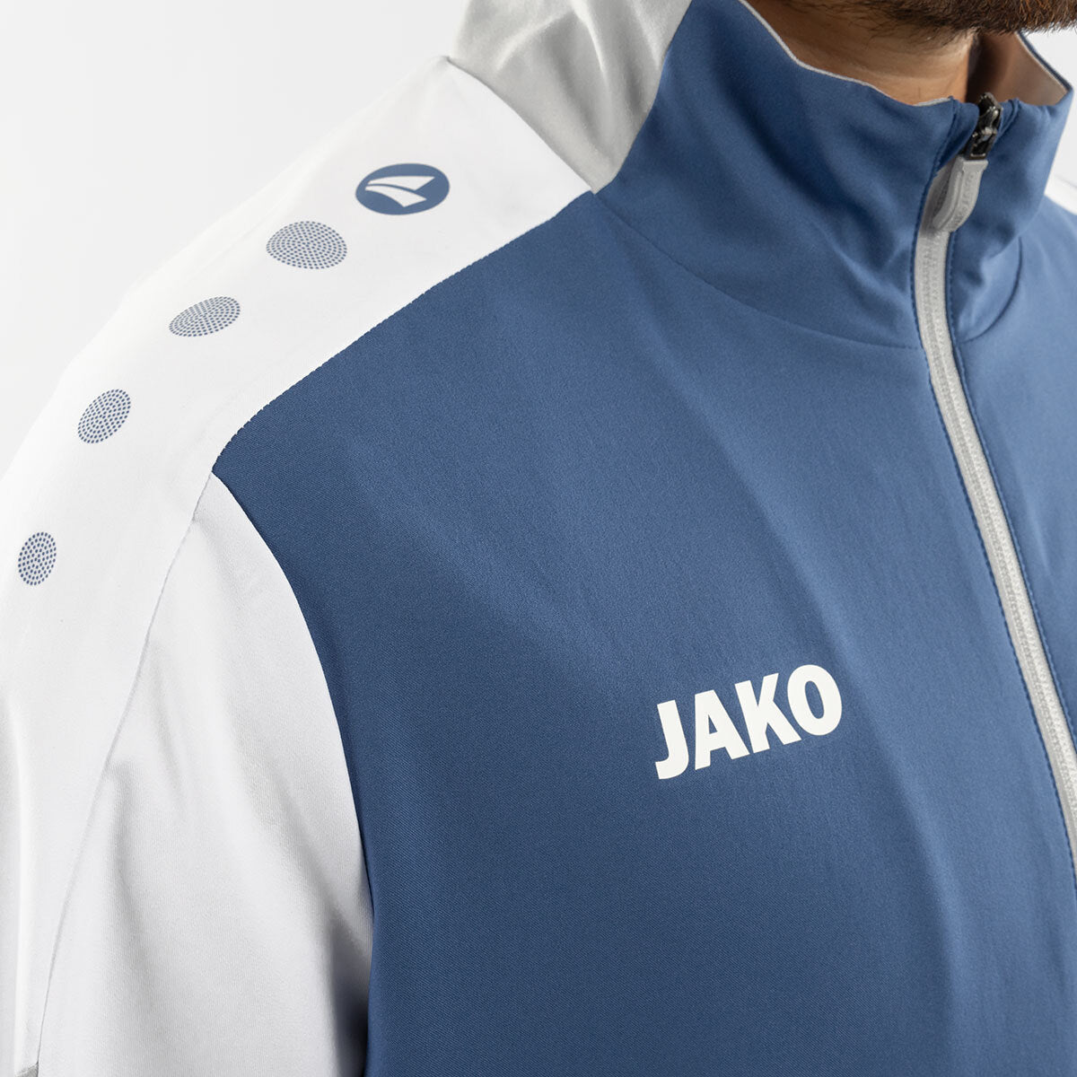 JAKO Webjacke Dynamic nachtblau/weiß/hellgrau