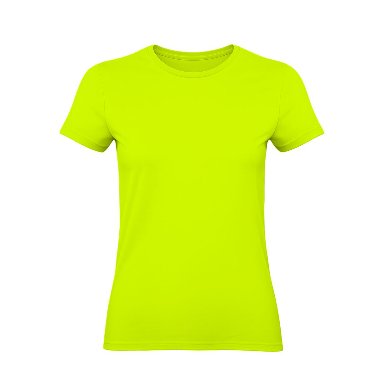 T-Shirt B&C #E190 Damen Pixel Lime