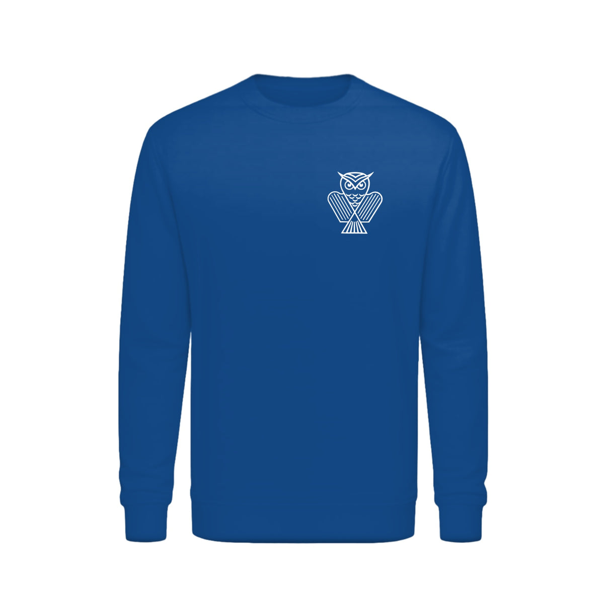 KG Eule Basic Sweat B&C Crew – Royal Blue – Vorderseite